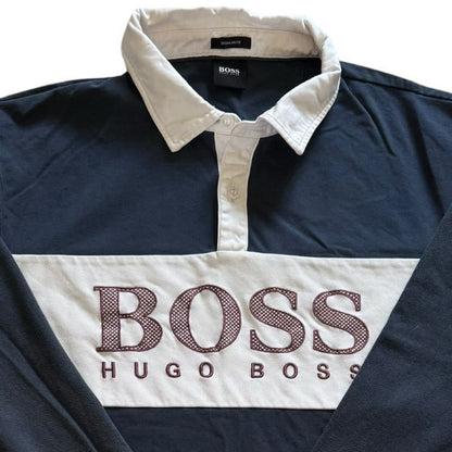 XXL Hugo Boss Navy Rugby Shirt