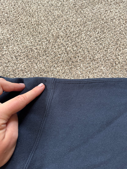 XXL Chaps Ralph Lauren Navy Spellout Sweatshirt