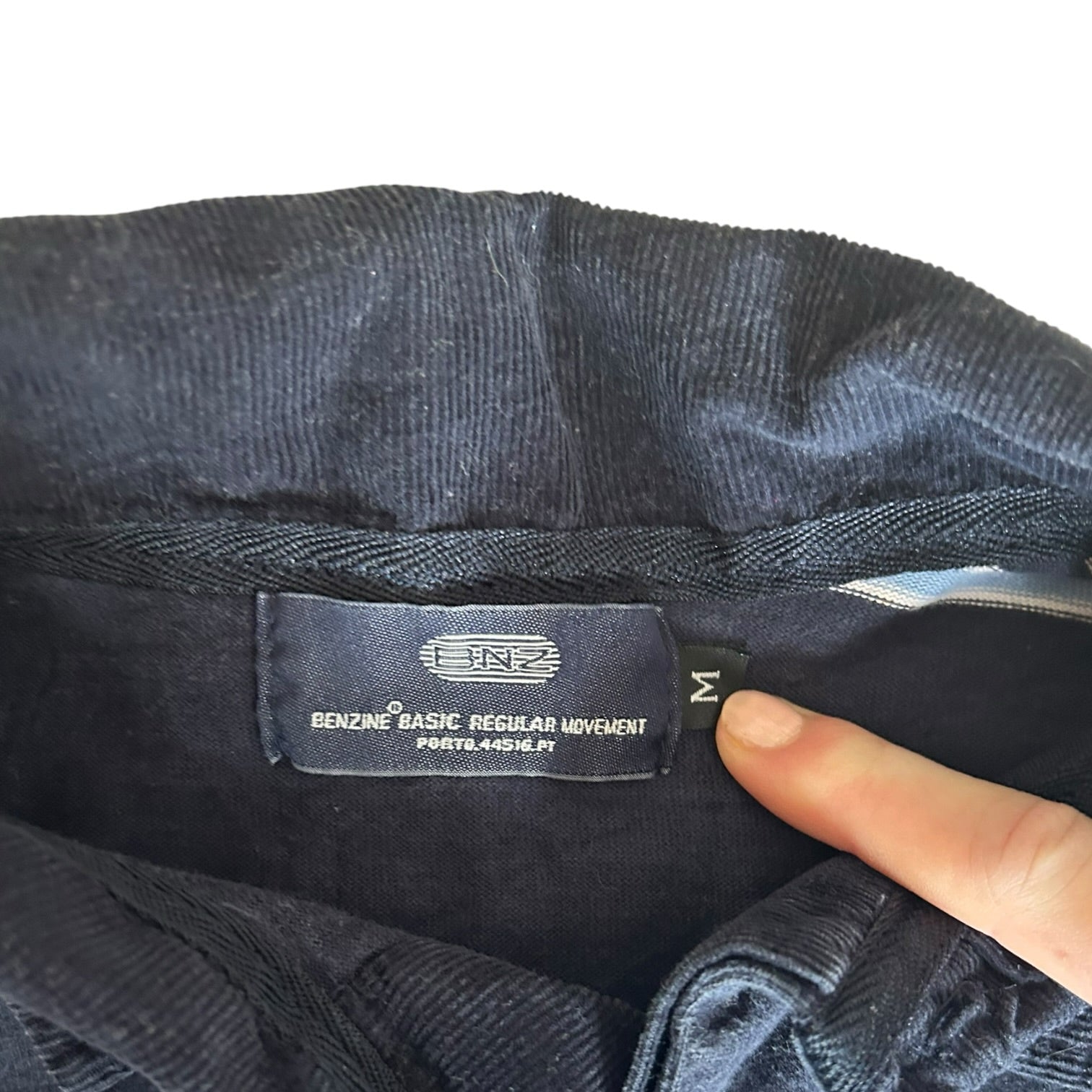 Medium BNZ Navy and Blue Rugby Shirt
