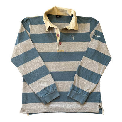 Medium Lee Blue And Navy Rugby Shirt