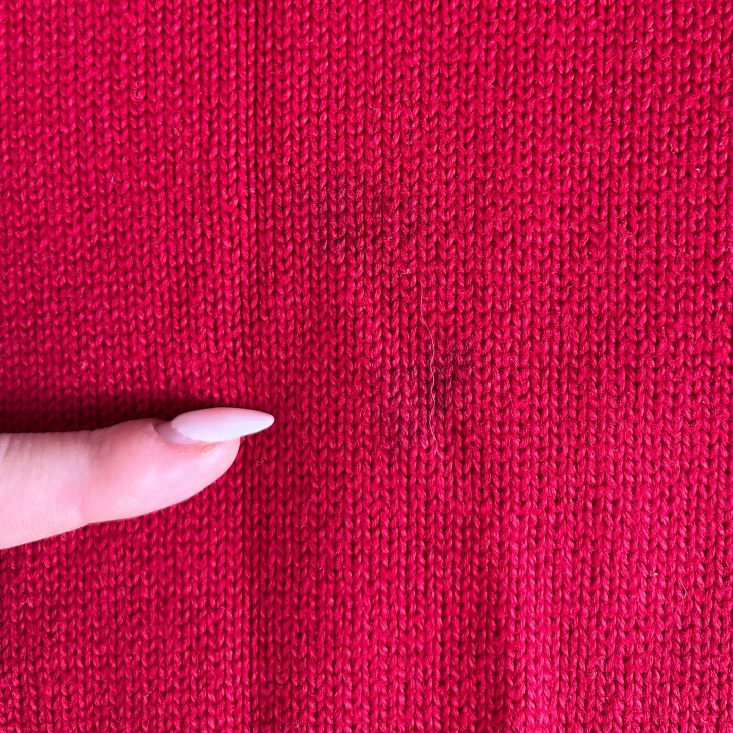 XXL Ralph Lauren Red Knitted 1/4 Zip Jumper