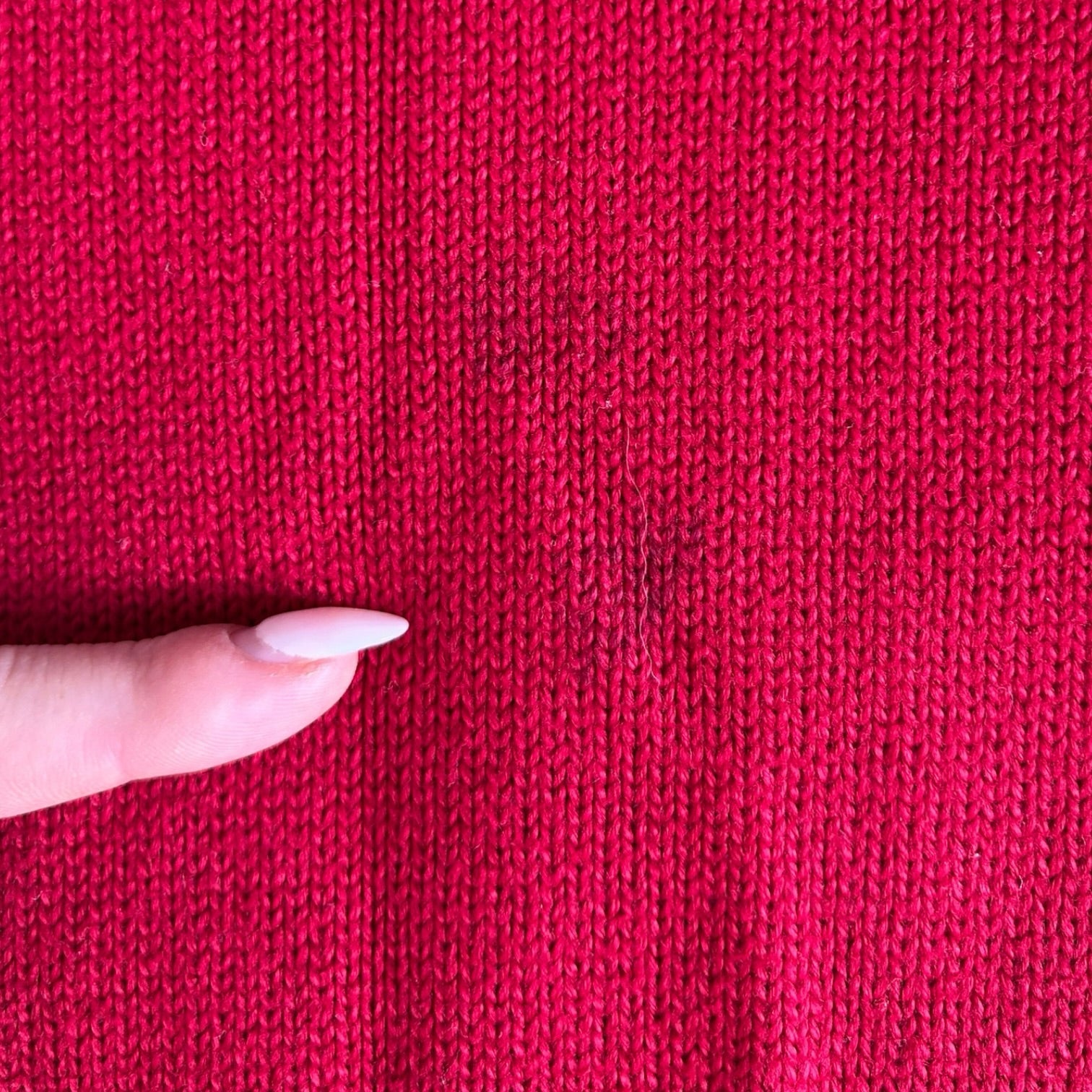 XXL Ralph Lauren Red Knitted 1/4 Zip Jumper