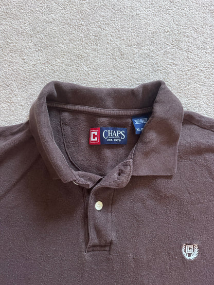 Extra large Chaps Brown Polo Shirt