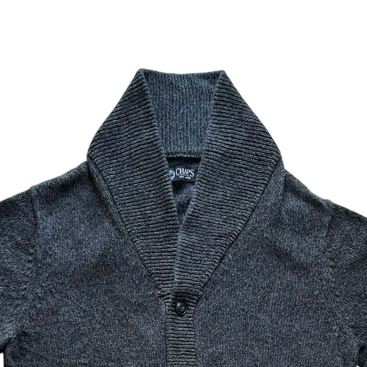 Medium Chaps Grey Knitted Cardigan