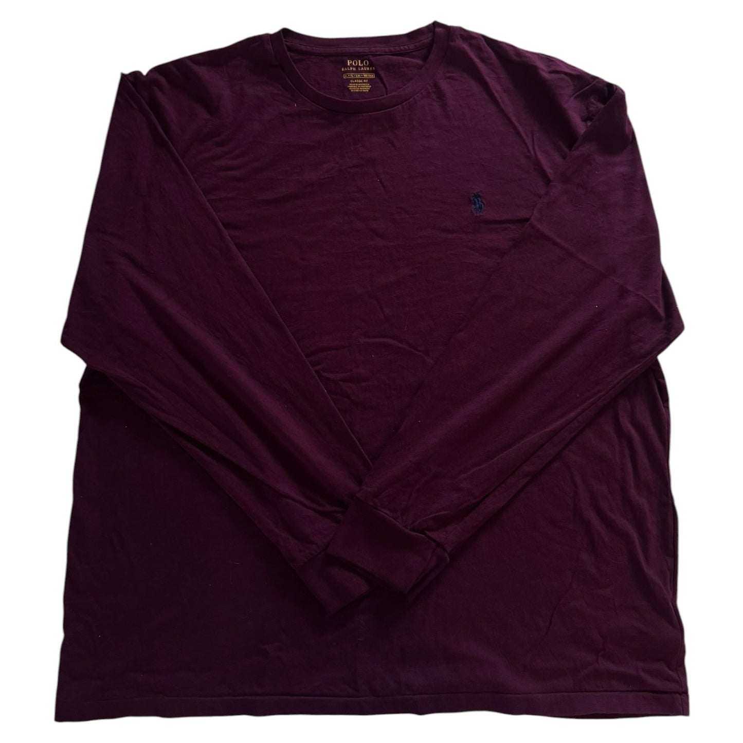 Extra large Ralph Lauren Red Long Sleeved T-Shirt