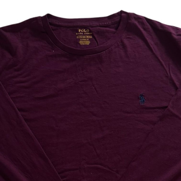 Extra large Ralph Lauren Red Long Sleeved T-Shirt