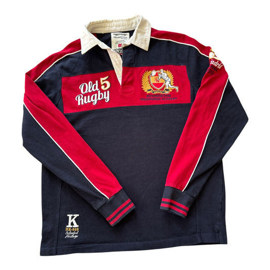 Small Kevingston Navy Spain Rugby Shirt