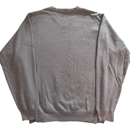 Extra large Izod Beige V-Neck Argyle Jumper