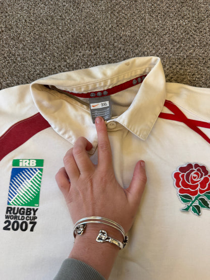 3XL Nike White Rugby Shirts