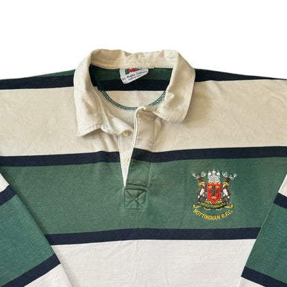 XXL Nottingham Rugby Green and White Rugby Shirt