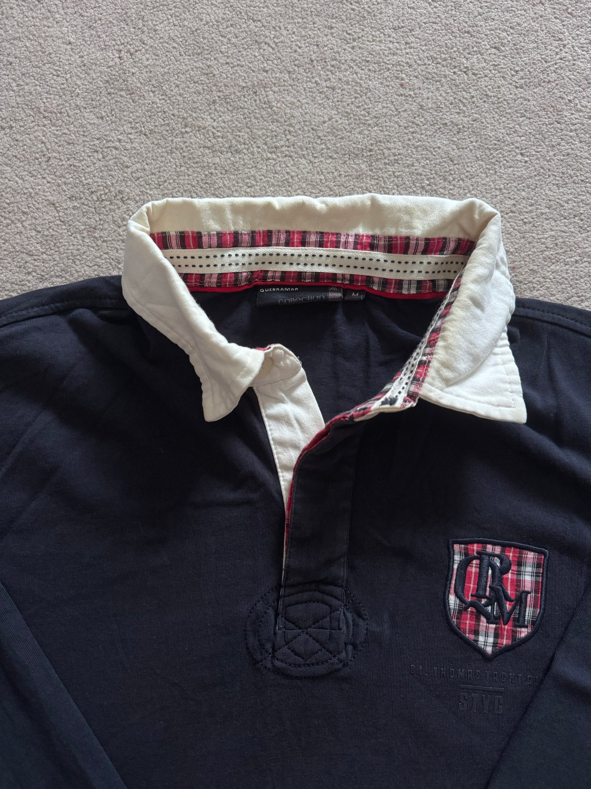 Medium Quebramar Navy St Thomas Yacht Rugby Shirt