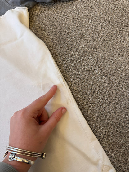 Large Cotton Traders White Rugby Shirts