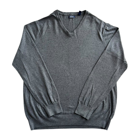 Extra large Izod Grey V-Neck Jumper