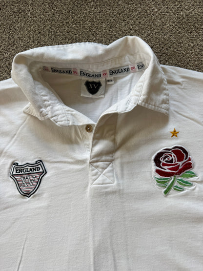 XXL England XV White Rugby Shirt