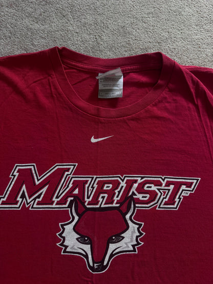 XXL Nike Red Marist Red Foxes American Football T-Shirt