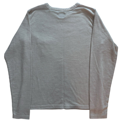 Medium Lee Beige Long Sleeved Ribbed T-Shirt