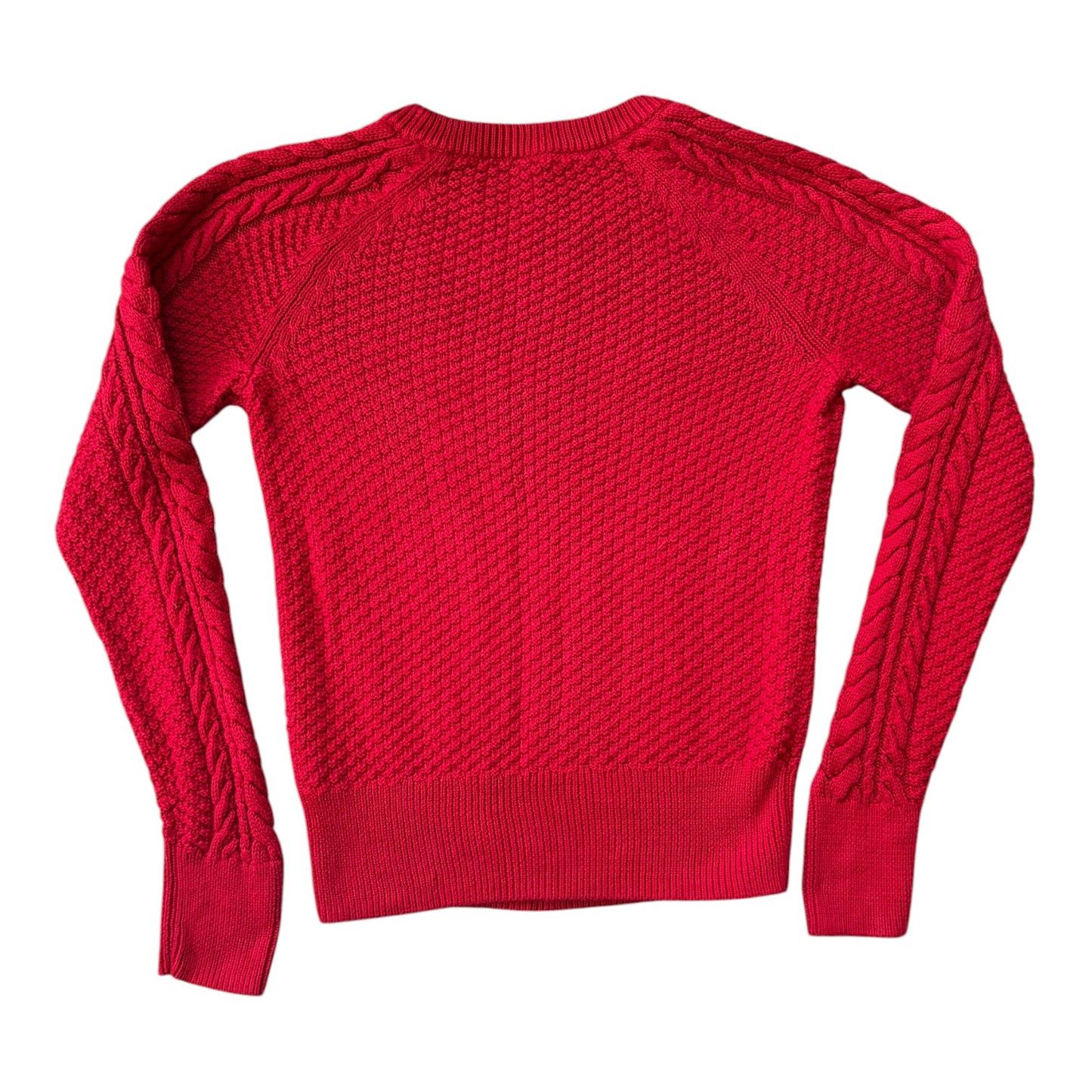 Woman's Small Gap Red Cable Knit Jumper