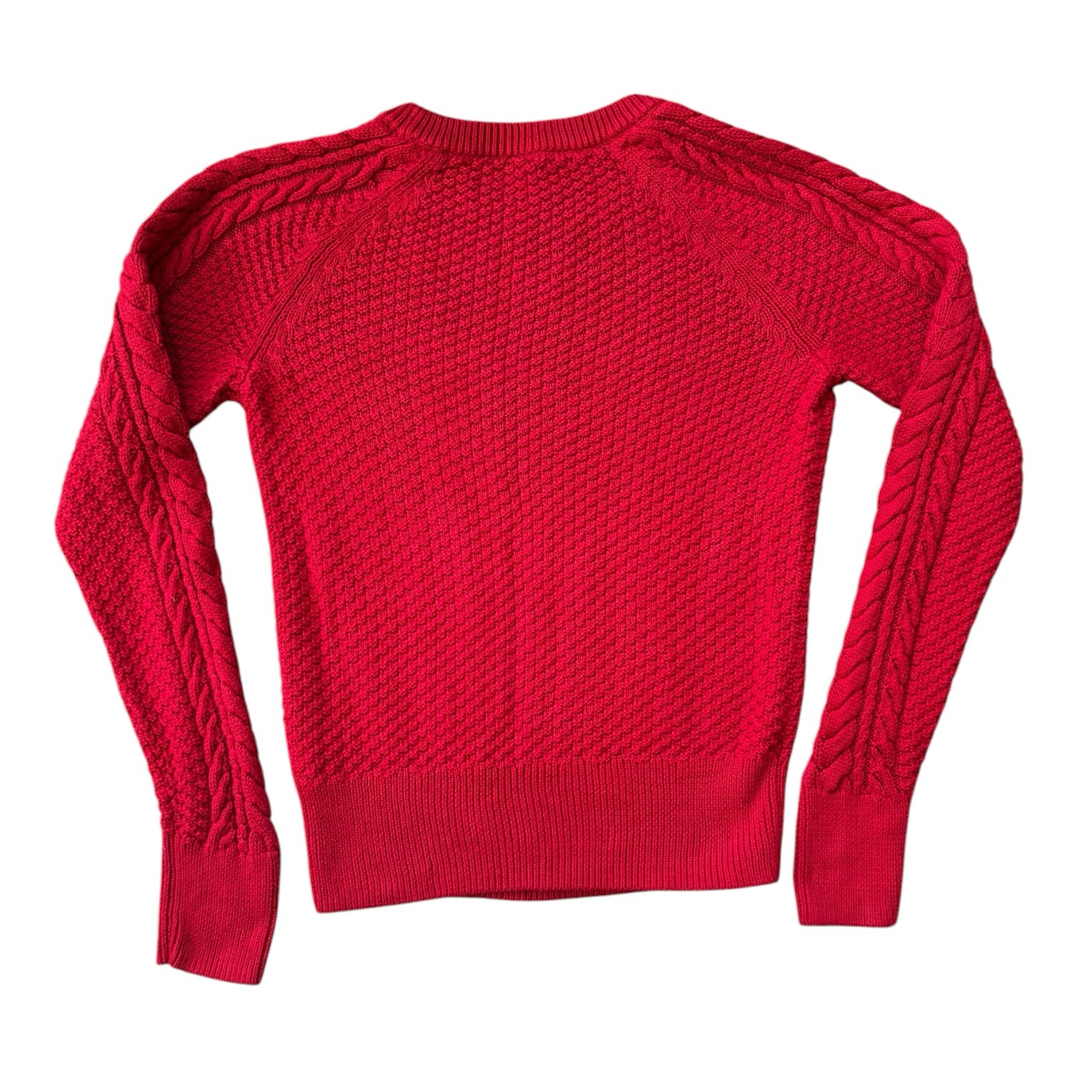 Woman's Small Gap Red Cable Knit Jumper