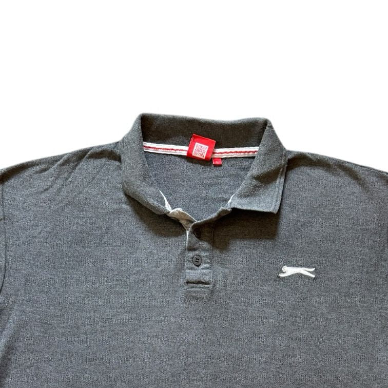 Large Slazenger Grey Polo Shirt
