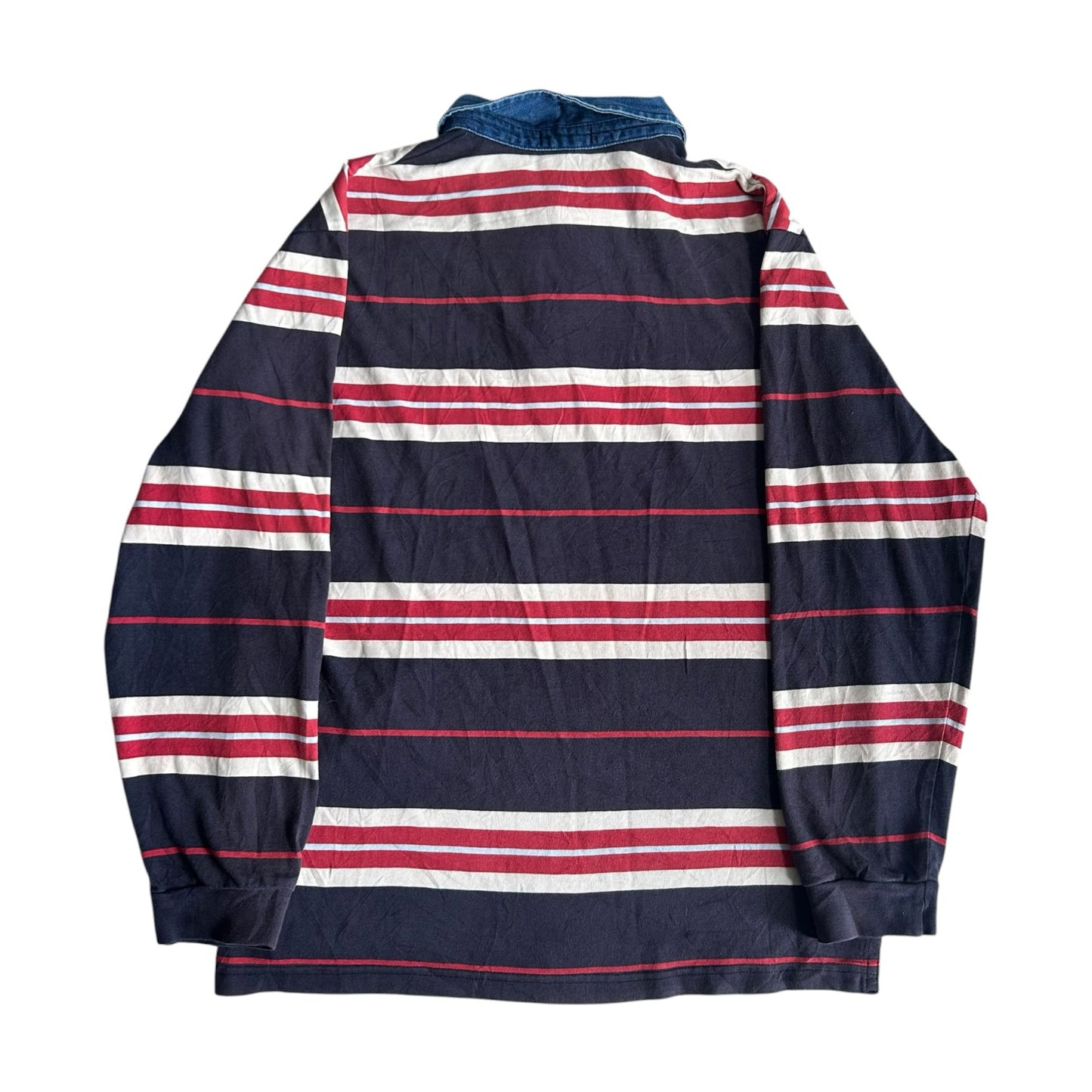 Extra large Giovinni Galli Red, Navy and White Rugby Shirt