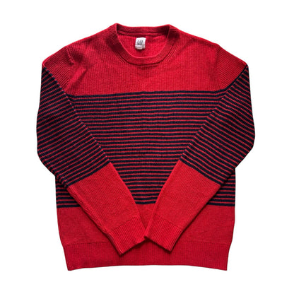 Medium Gap Red and Black Knitted Jumper