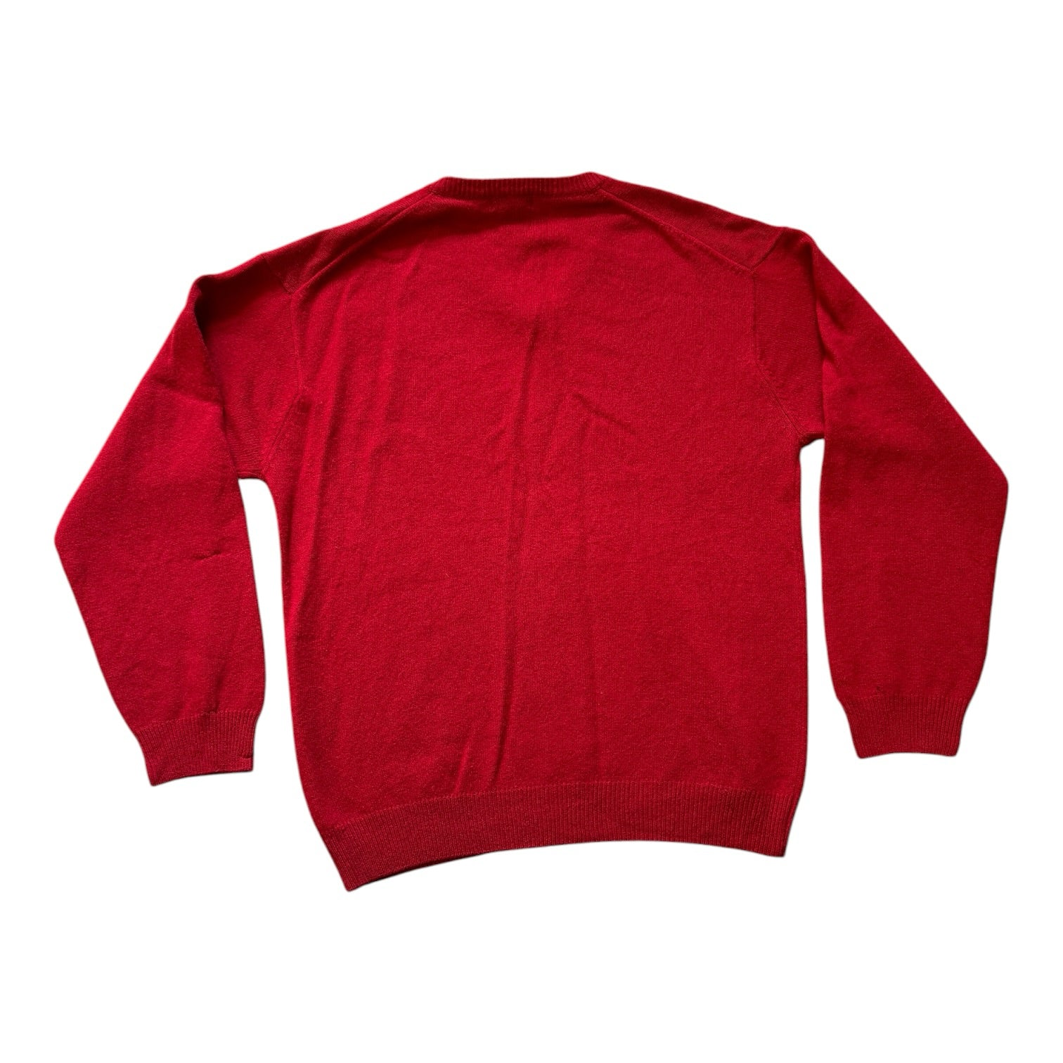 Large Gant Red Wool Knitted Jumper - Repaired/damaged