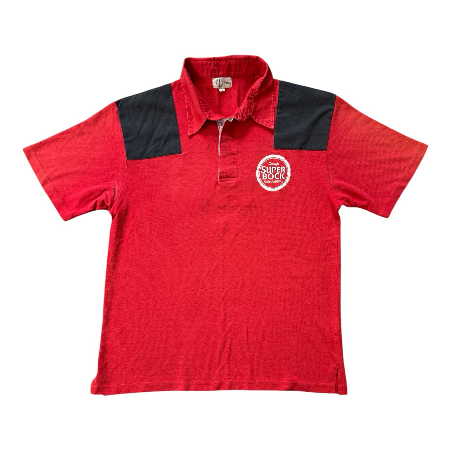 Large Super Bock Red Polo Shirt
