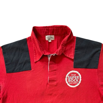 Large Super Bock Red Polo Shirt