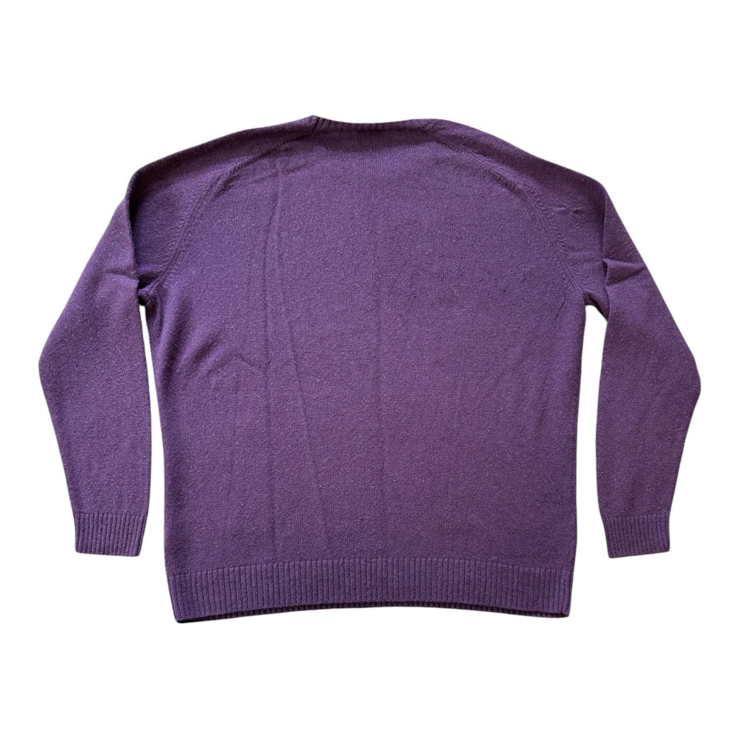 Extra large Nike Golf Purple Lambswool Jumper - repaired/holes
