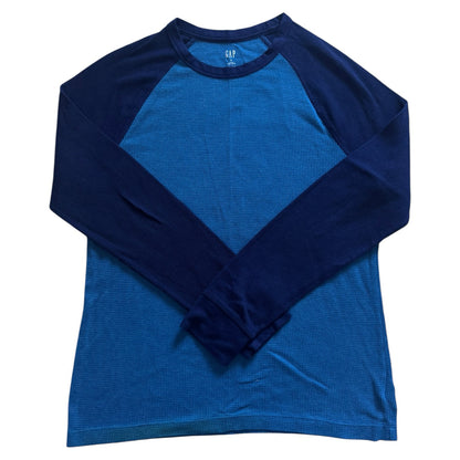 Medium Gap Blue and Navy Waffle Knit Jumper