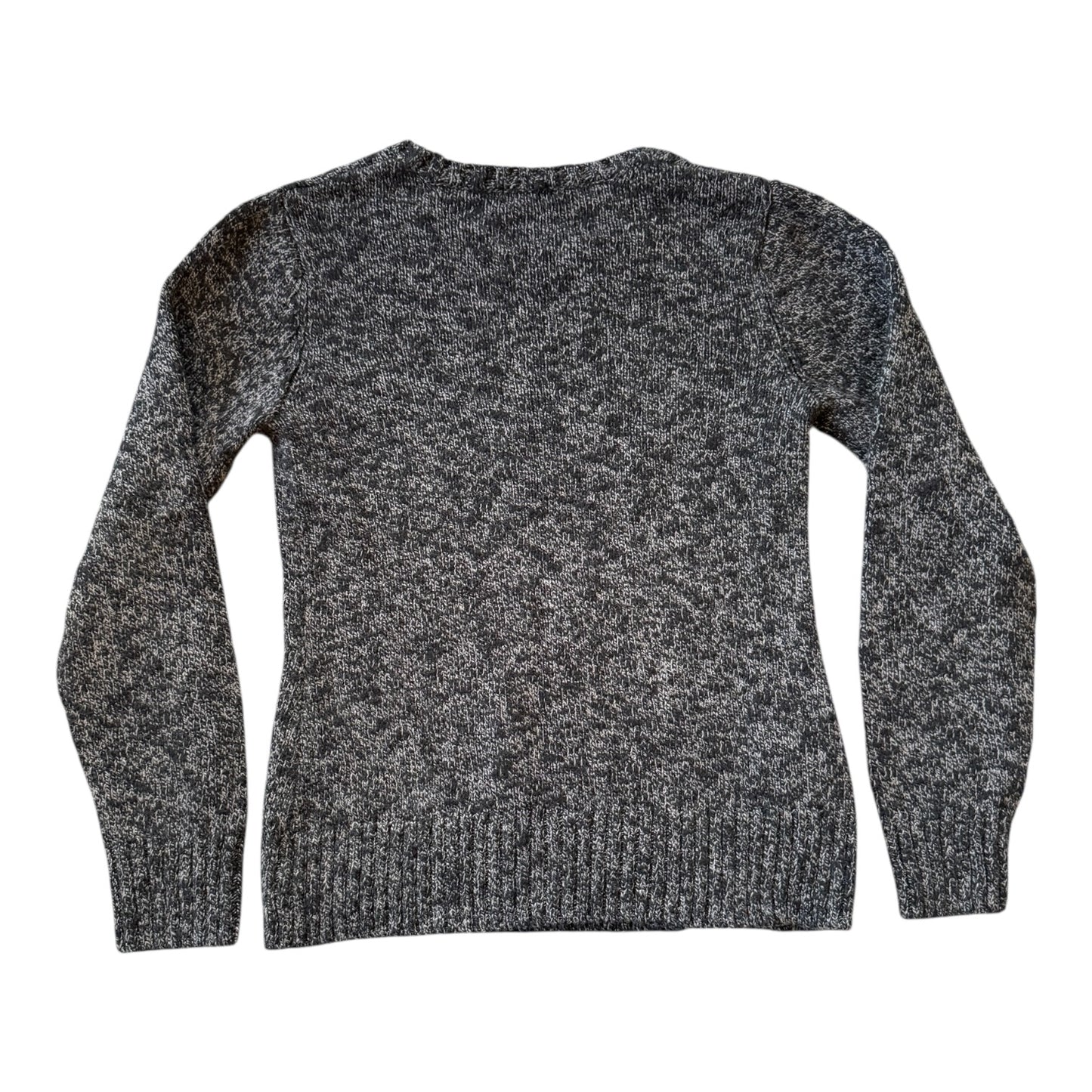 Woman's Extra small L.L.bean Speckled Grey Knitted Jumper