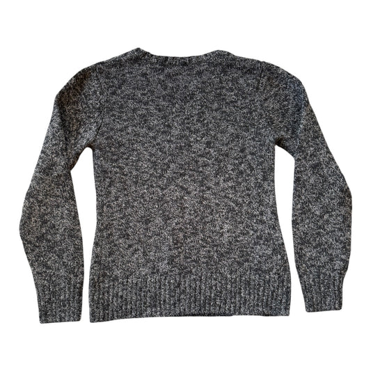 Woman's Extra small L.L.bean Speckled Grey Knitted Jumper