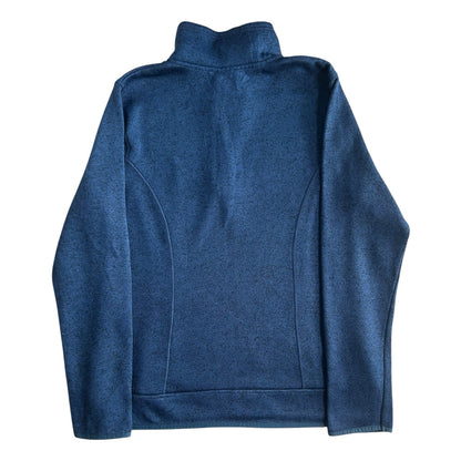 Woman's Medium Eddie Bauer Blue 1/4 Zip Fleece