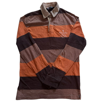 Medium Red Code Brown and Orange West Indies Rugby Shirt