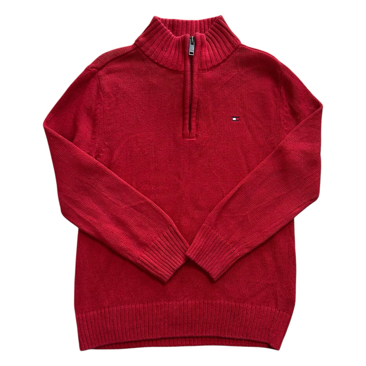Aged 6 Tommy Hilfiger Red 1/4 Zip