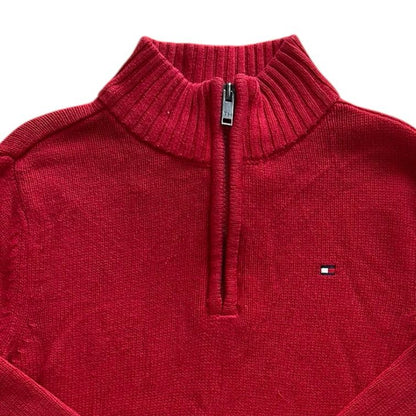 Aged 6 Tommy Hilfiger Red 1/4 Zip