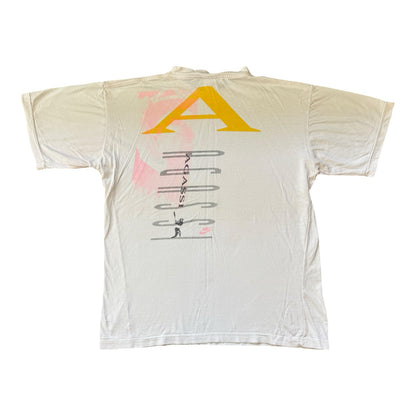 1990s Large Nike Challenge Court Andre Agassi Tennis White T-Shirt
