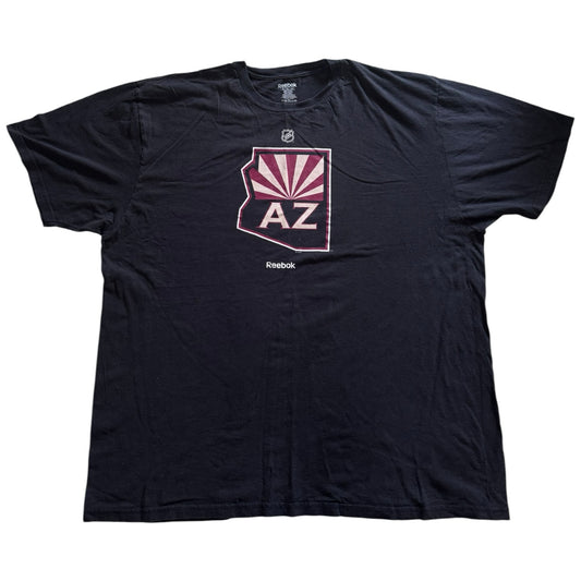 2XL Reebok Black Arizona Coyotes T-Shirt