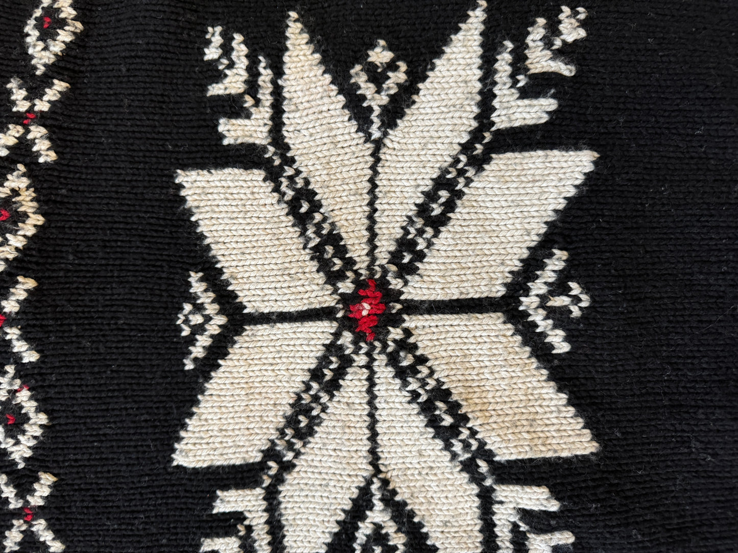 Woman's Small Ralph Lauren Black Knitted Snowflake Jumper