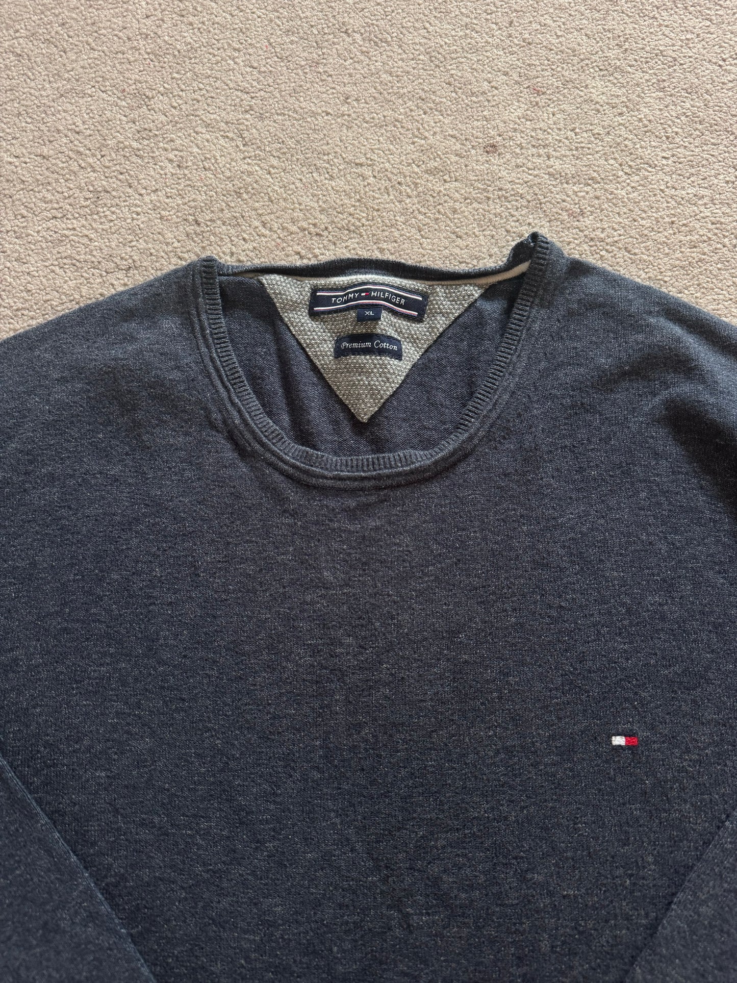 Extra large Tommy Hilfiger Navy Crewneck Sweatshirt