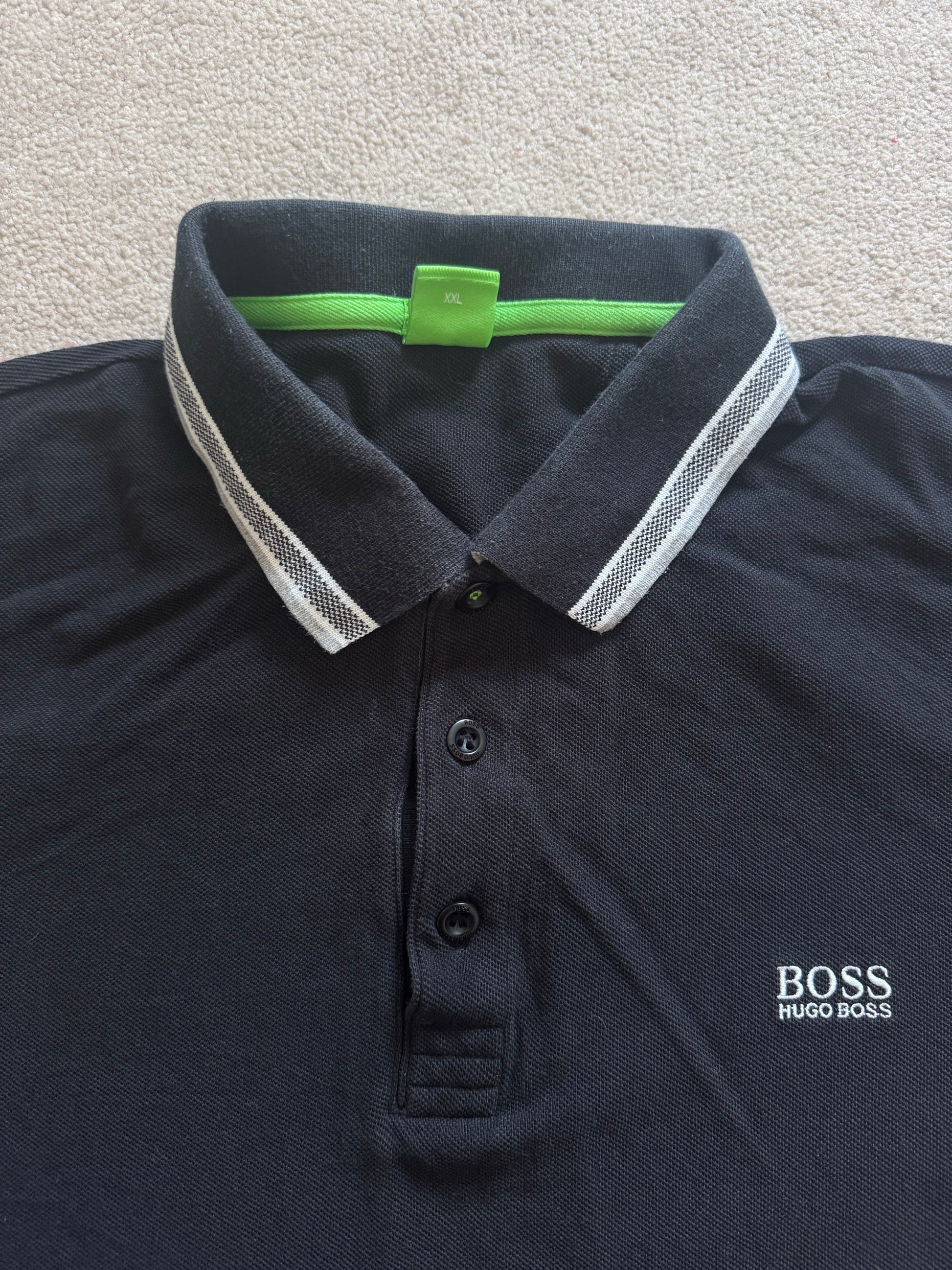 XXL Hugo Boss Black Polo Shirt