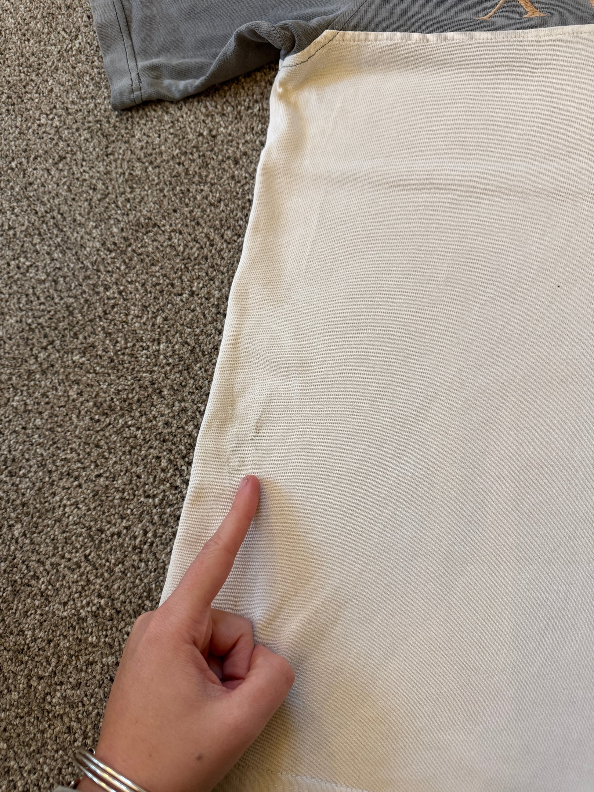 Large Cotton Traders White Rugby Shirts