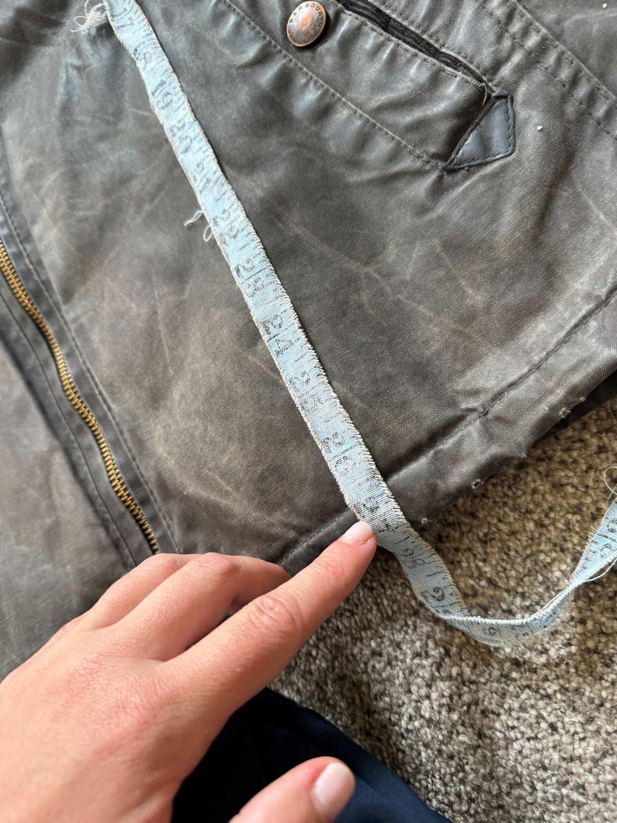Woman's Extra large Barbour x Steve McQueen Bonner Biker Wax Jacket in a Browny Colour