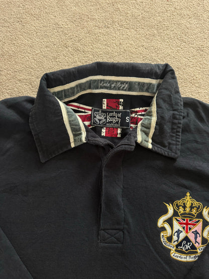 Small Lords Of Rugby Navy Rugby Shirt