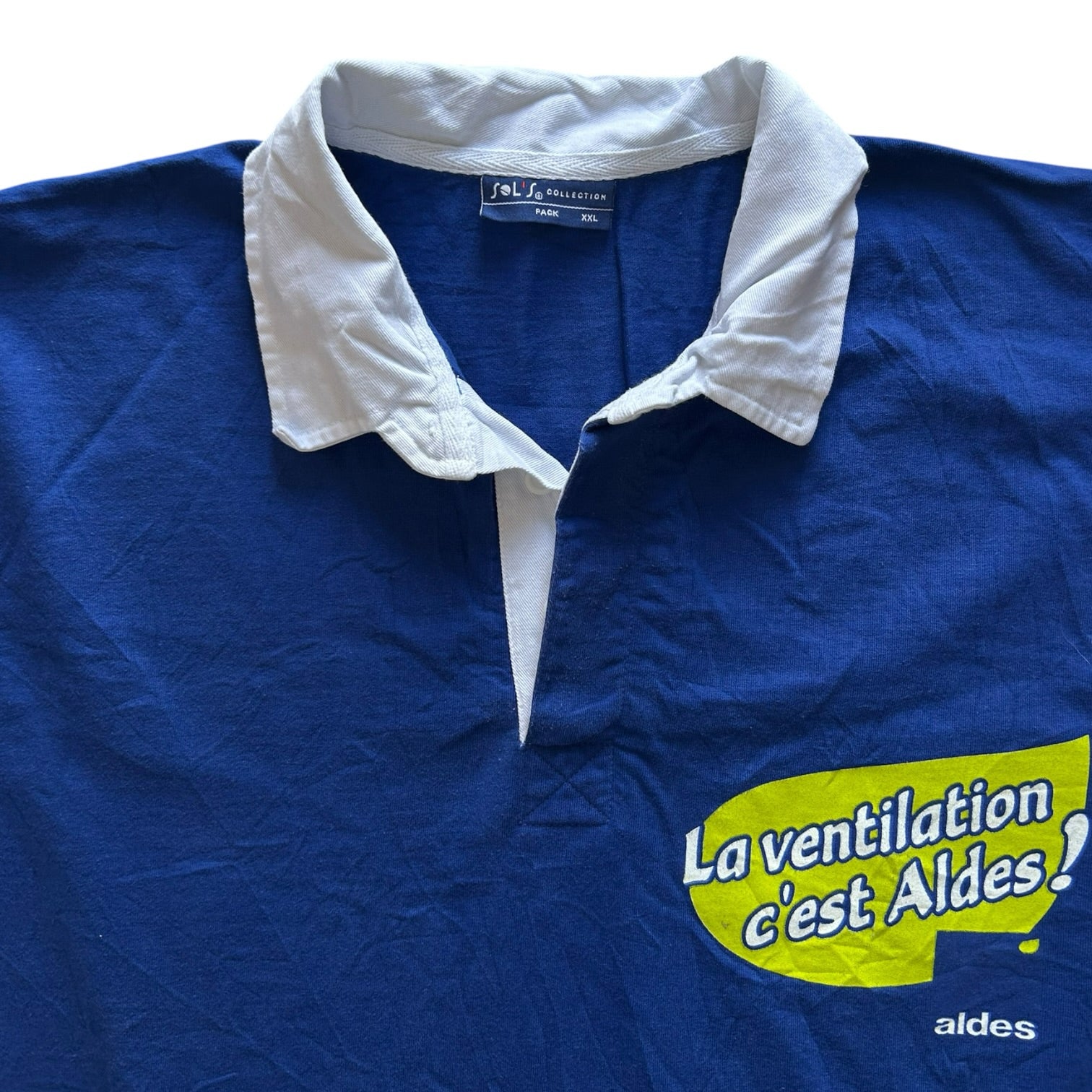 XXL Solis Blue Rugby Shirt