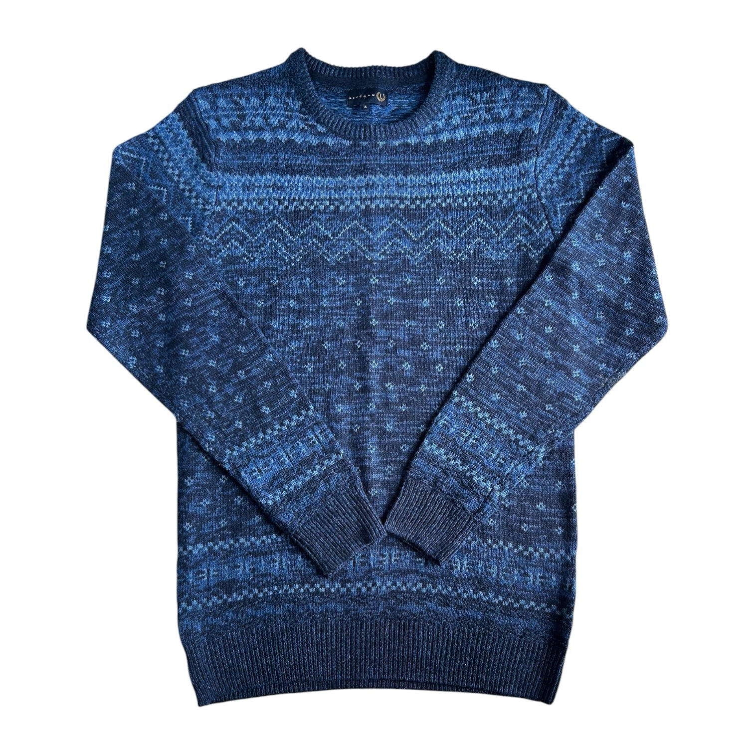Small Lincoln Blue Knitted Jumper