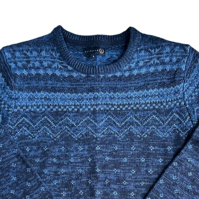 Small Lincoln Blue Knitted Jumper