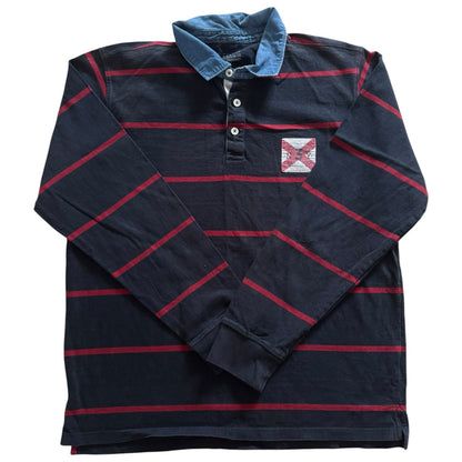 Extra large Mo Casual Navy and Red Rugby Shirt
