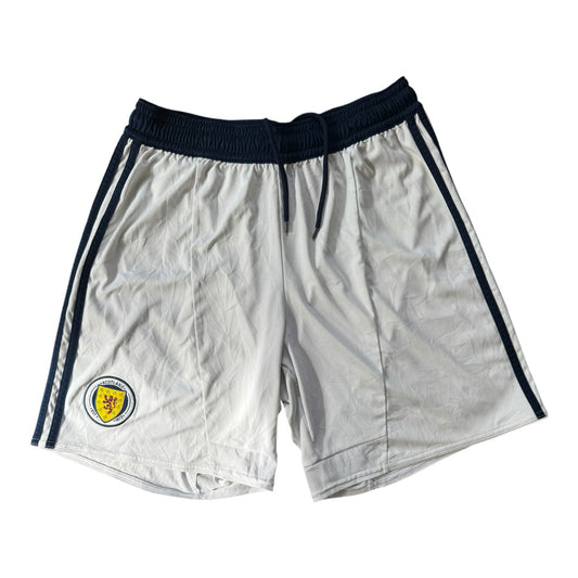 36" Adidas White Scotland Football Shorts