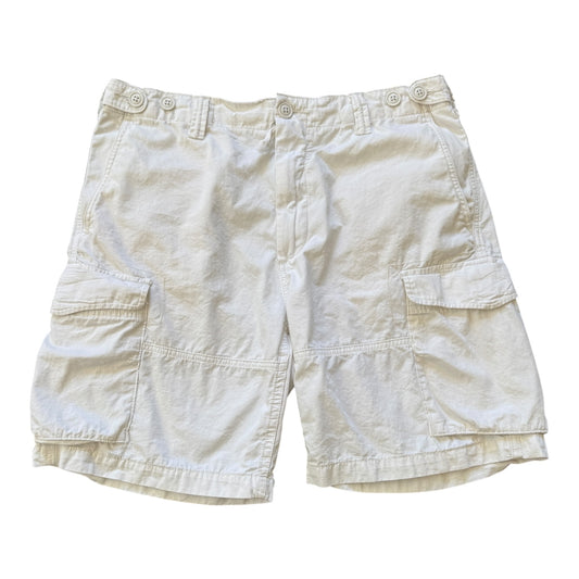 33" Ralph Lauren White Cargo Shorts